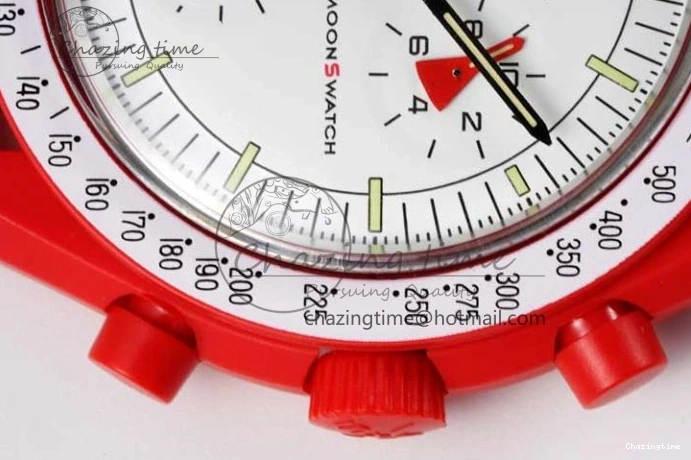 0103 Speedmaster Misson To Mars 1:1 Best Edition White Dial On Nylon Strap Quartz GoAnywhere 7862